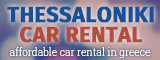 Thessaloniki car rental logo, affordable prices